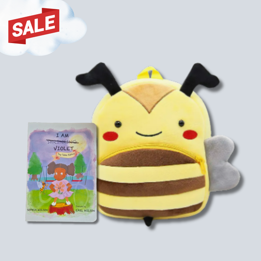I am Violet Story book (Tiny Tales Edition) + backpack