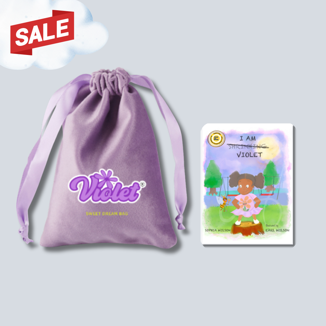 I am Violet story book (hard cover) + bag