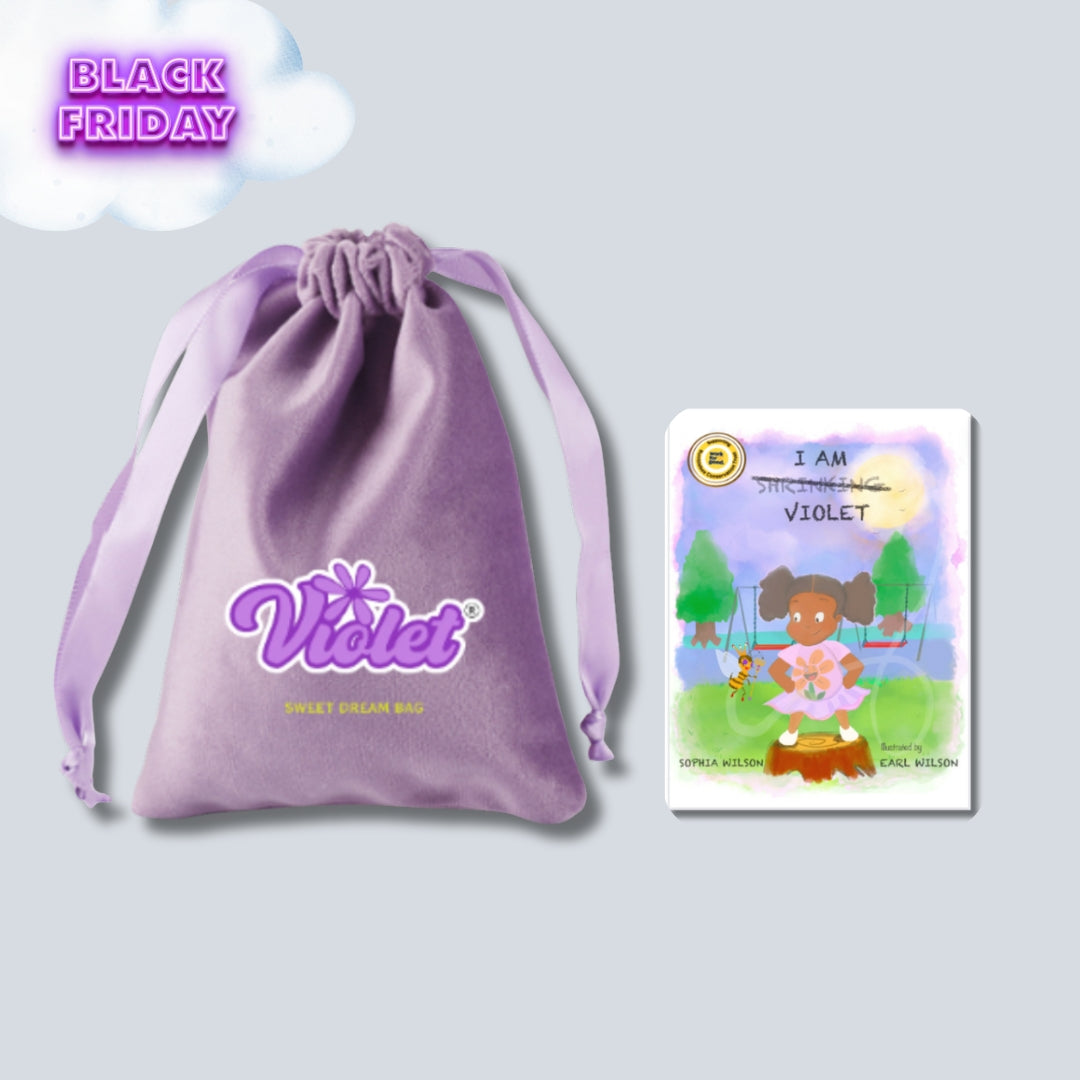 I am Violet story book (hard cover) + bag